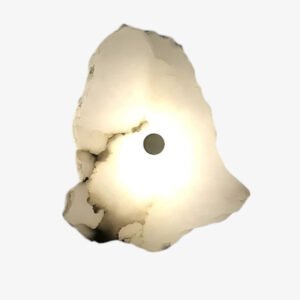 MarbleGleam LED-Wandlampe aus Marmor für Elegante Beleuchtung