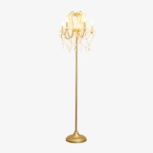 Glanzvolle Kristall Stehlampe 53cm für Elegantes Wohnen